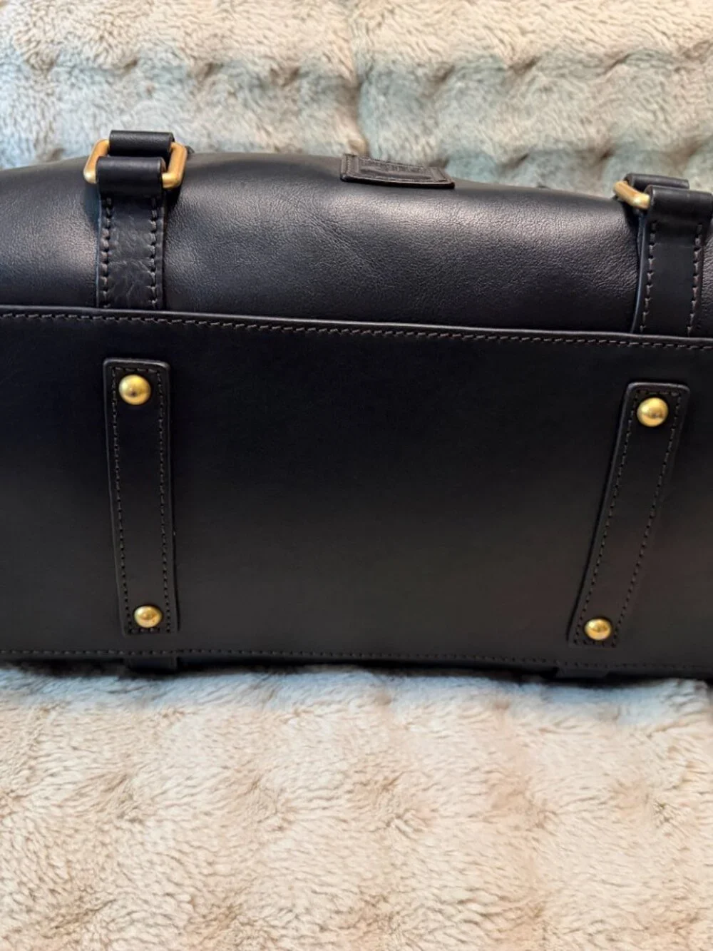 NWOT Dooney & Bourke Large Florentine Satchel Black with Chains